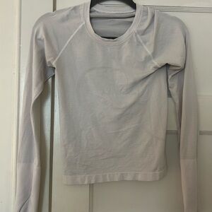lululemon athletica Long Sleeve Top - Light Gray